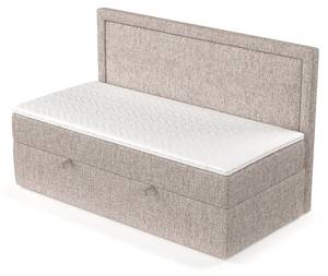 Boxspringbett Luvi Braun - H3 - Tiefe: 100 cm