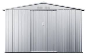 Cabane de jardin LINUS Gris - Métal - 235 x 195 x 302 cm