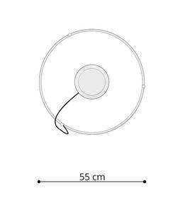 Kronleuchter Rio 4000K Gold - 55 x 55 cm - Metall - Stein