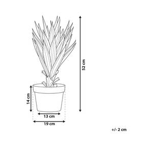 Kunstpflanze YUCCA 13 x 52 x 13 cm