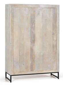 Schrank 6998 Weiß - Massivholz - 40 x 160 x 110 cm