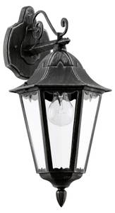 Lampe murale d'extérieur NAVEDO Noir - Verre - Métal - 20 x 47 x 28 cm