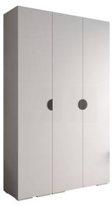 Armoire à portes battantes Inova 4 Noir - Blanc - 3 portes