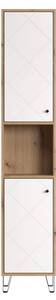 Hochschrank Touch Braun - Holz teilmassiv - 36 x 191 x 29 cm