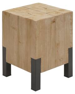 Hocker L76 Braun - Holzwerkstoff - Metall - Holzart/Dekor - Holz teilmassiv - 32 x 46 x 32 cm