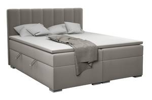 Boxspringbett Doppelbett Monaco Grau - Breite: 160 cm