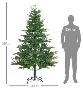 Weihnachtsbaum 830-560V00GN Grün - Kunststoff - 132 x 210 x 132 cm