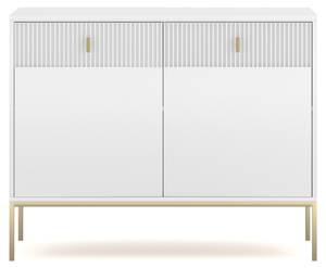 Sideboard MAGGIORE SB104 2D2D Gold - Weiß