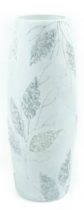 Vase en verre peint à la main Argenté - Verre - 11 x 30 x 11 cm
