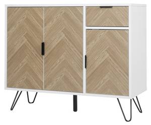 Sideboard M1666 Weiß - Holzwerkstoff - 72 x 30 x 90 cm