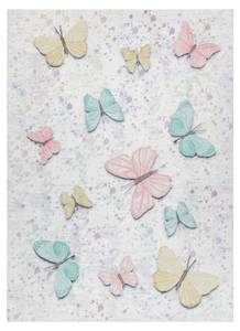 Tapis Lavable Bambino 1610 Papillons 160 x 220 cm