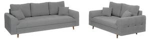 Sofa Oskar 3-Sitzer Grau