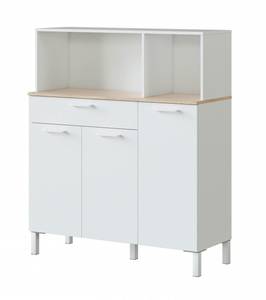 Buffet de cuisine Kira Bois manufacturé - Matière plastique - 40 x 126 x 108 cm