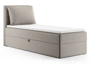 Boxsprinbett Einzelbett Pinet Mini Taupe - Breite: 100 cm