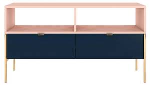 Tv-Schrank Skandica Polka Marineblau - Pink