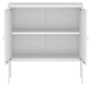 Sideboard Castelli Weiß - Metall - 80 x 83 x 40 cm