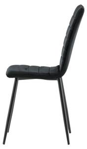 Chaise WINDU DRC 1NOS Noir - 43 x 94 x 49 cm