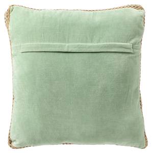 Housse de coussin Manoe Vert clair - 45 x 45 x 45 cm