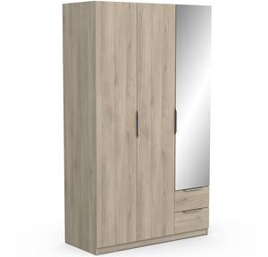 Kleiderschrank Ghost Braun - Holzwerkstoff - 52 x 203 x 120 cm