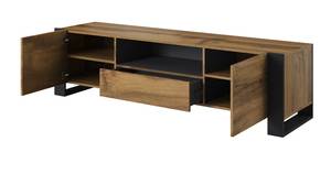 Meuble TV WILLOW Marron - Bois massif - 180 x 48 x 43 cm