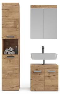 Badmöbel Set Luna 36776 Braun - Holzwerkstoff - 60 x 56 x 34 cm