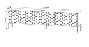 Meuble TV HEXA01 Blanc