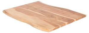 Tischplatte Baumkante CURT Beige - Massivholz - Holzart/Dekor - 60 x 3 x 80 cm