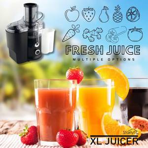 Entsafter Xl Juicer Schwarz - Kunststoff - 16 x 25 x 30 cm