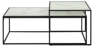 Satztische Bora Braun - Glas - 100 x 43 x 50 cm
