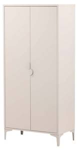 Kleiderschrank Piring 2 Beige - Metall - 85 x 183 x 45 cm