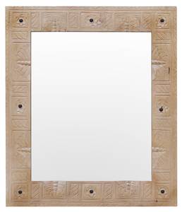 DAIPUR SpiegelIII Braun - Massivholz - Holzart/Dekor - 68 x 79 x 8 cm