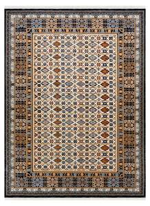 Teppich Wolle Keshan Franse Rahmen 120 x 145 cm