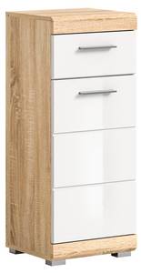 Badschrank Lambada Weiß - Holz teilmassiv - 37 x 88 x 31 cm