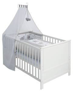 Ensemble de lit bébé complet Jumbo Twins Gris