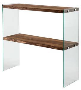 Console Dacell Marron - En partie en bois massif - 30 x 80 x 90 cm