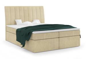 Polsterbett KARONS 160 cm MH04 Creme Beige - Holzwerkstoff - 160 x 123 x 217 cm