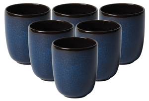 Becher ohne Henkel Lave 6er Set Blau - Anzahl Teile im Set: 6