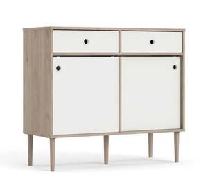 Sideboard Penny Weiß - Holz teilmassiv - 99 x 89 x 41 cm