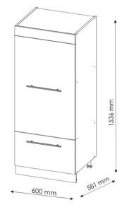 Mikrowellenschrank Fame-Line 38579 Anthrazit - Grün