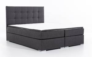 Boxspringbett LAVOS Anthrazit - Breite: 143 cm