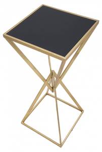 Telefontisch Gold - Metall - 35 x 80 x 35 cm