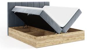 Boxspringbett Jessen Grau - Breite: 140 cm