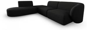 modulares Ecksofa SHANE 5 Sitzplätze Schwarz