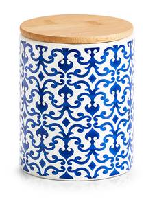 Vorratsdose "Marokko", 600ml, Keramik Blau - Keramik - 10 x 13 x 10 cm