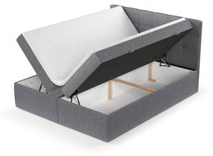 Boxspringbett Tari Grau - Breite: 180 cm