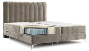 Boxspringbett Aggaz Beige - Breite: 180 cm