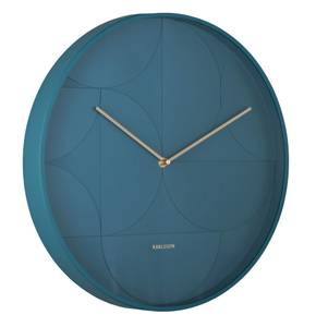 Horloge Echelon Circular Bleu