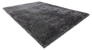 Teppich Fluffy Shaggy Grau Grau - Textil - 160 x 3 x 220 cm