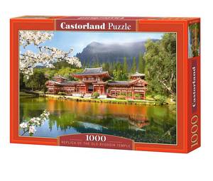 Puzzle Nachbildung des Byodoin Tempels Papier - 25 x 5 x 35 cm