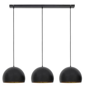 Suspension Jaicey - Noir/Or Noir - Métal - 33 x 25 x 120 cm